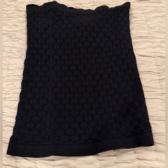 Free People Black Honeycomb Top - Picture 2 of 3